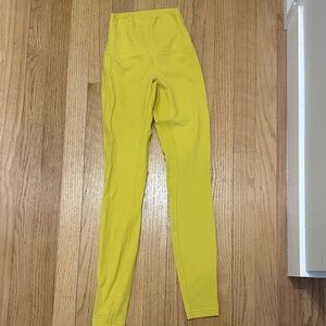 lululemon athletica High-Rise Lemon Yellow Leggings